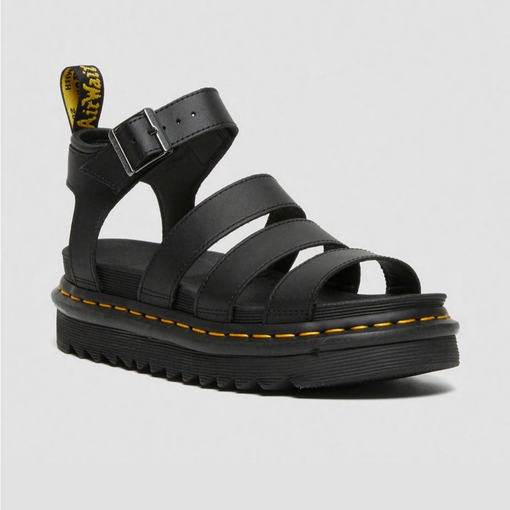 Doc Marten Blaine Hydro Leather Strap Sandals sz. 7 - platform